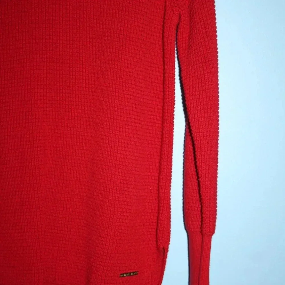 MICHAEL MICHAEL KORS XS Red Cowl Neck Sweater